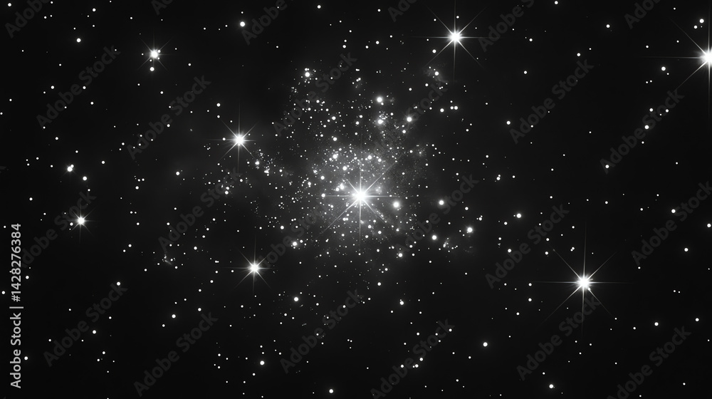 Obraz premium Stunning Star Cluster Night Sky Astrophotography