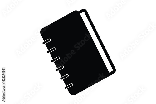 Notebook vector illustration on white background