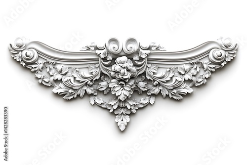Modern 3D Decorative Picture Frame with Embossed Design for Wall Display photo