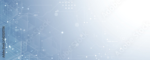 Circuit abstract background for science and business presentation