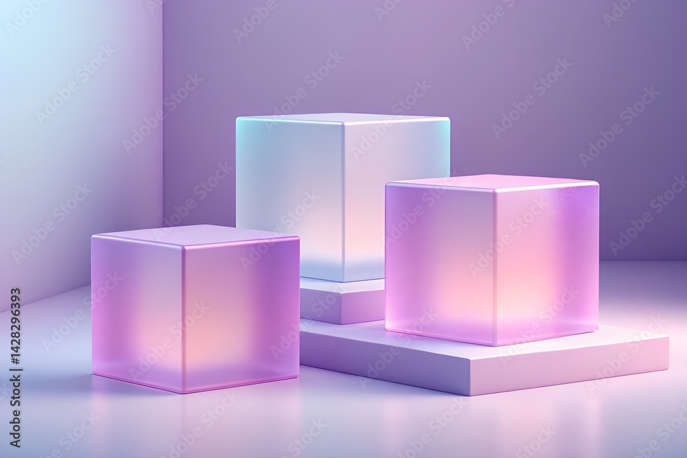 Transparent Gradient Glass – 3D Rendering of Colorful Modern Design Element
Transparent Gradient Glass – 3D Rendering of Colorful Modern Design Element