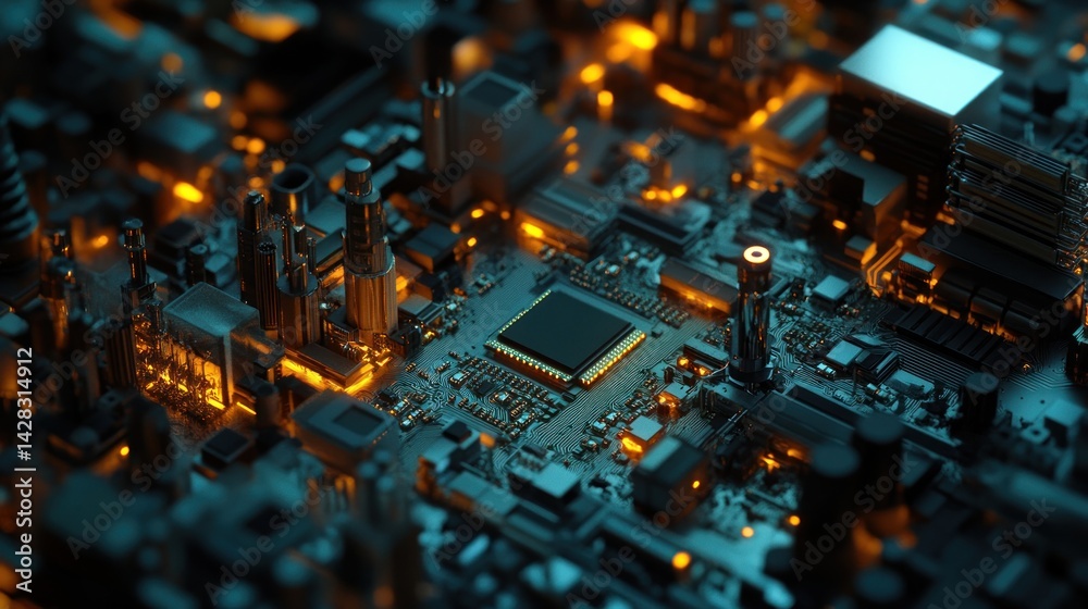 Circuit Board Abstract Circuit Board Abstract