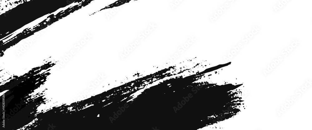 Vector new style brush stroke background