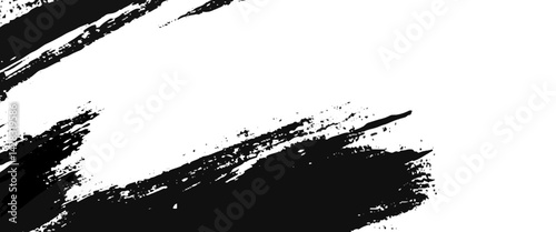 Obraz na płótnie Vector new style brush stroke background w salonie