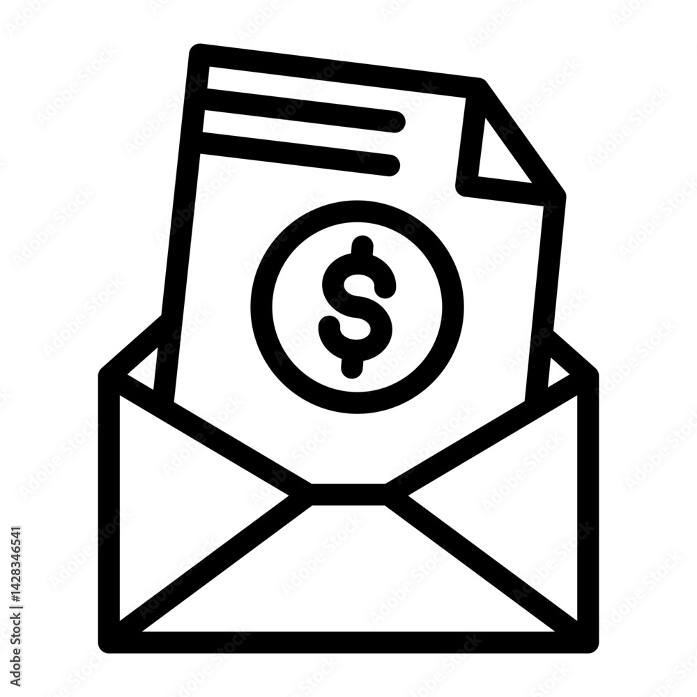 Email Icon # ECommerce Pack # Outline Style Email Icon # ECommerce Pack # Outline Style