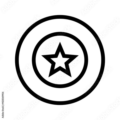 Badge icon vector image. Suitable for mobile apps, web apps and print media.
