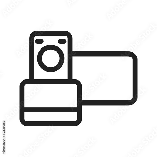 Video Camera icon vector image. Suitable for mobile apps, web apps and print media.