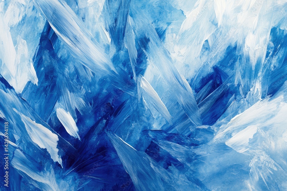 custom made wallpaper toronto digitalAbstract Ice Crystals