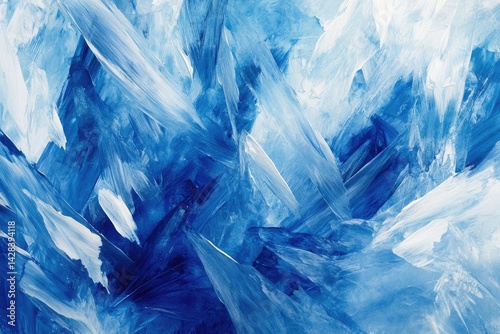 Wallpaper Mural Abstract Ice Crystals Torontodigital.ca
