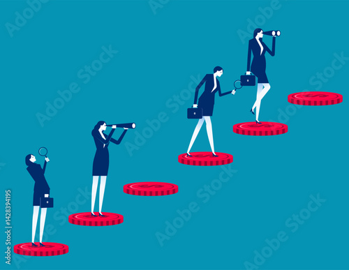 Teams and Members Moving Up on the Steps to Gold Coins, Business Operation and Marketing Promotion
