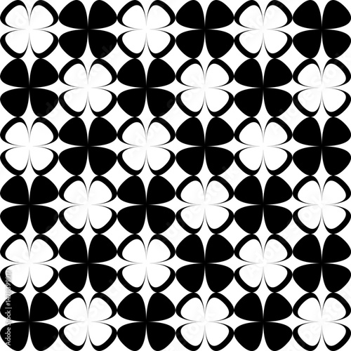 Floral squares checker board pattern