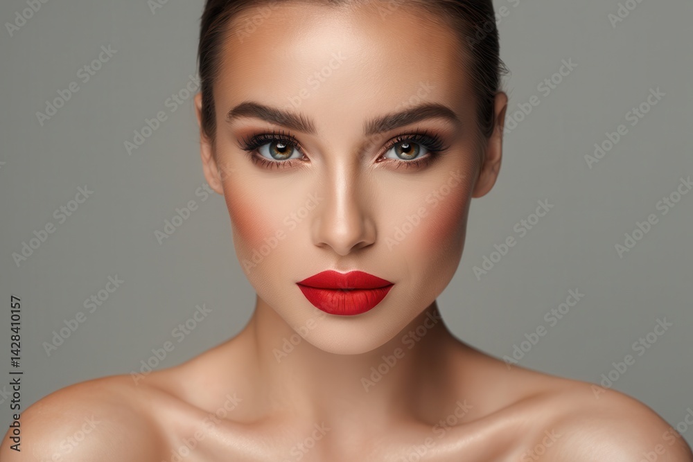 Beautiful woman with make-up