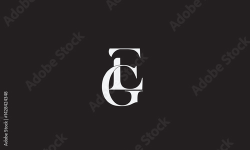 GE, EG , G , E, Abstract Letters Logo Monogram	