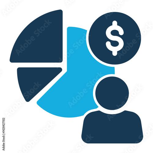 This is the Budget icon from the Organization icon collection with Duo Tone style