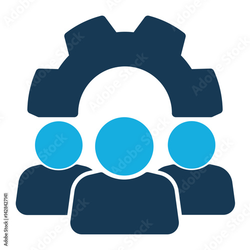 This is the Management icon from the Organization icon collection with  Duo Tone style