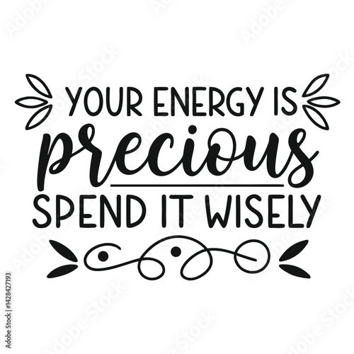 Affirming words value energy allocation fostering emotional resilience inner peace mental wellness with a clear minimalist layout