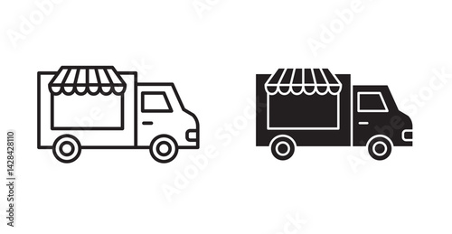 Food truck icon