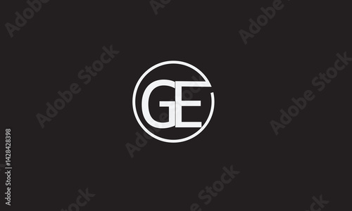 GE, EG , G , E, Abstract Letters Logo Monogram	