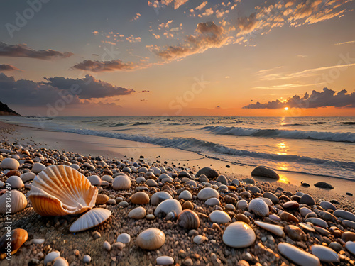 Muscheln am Strand