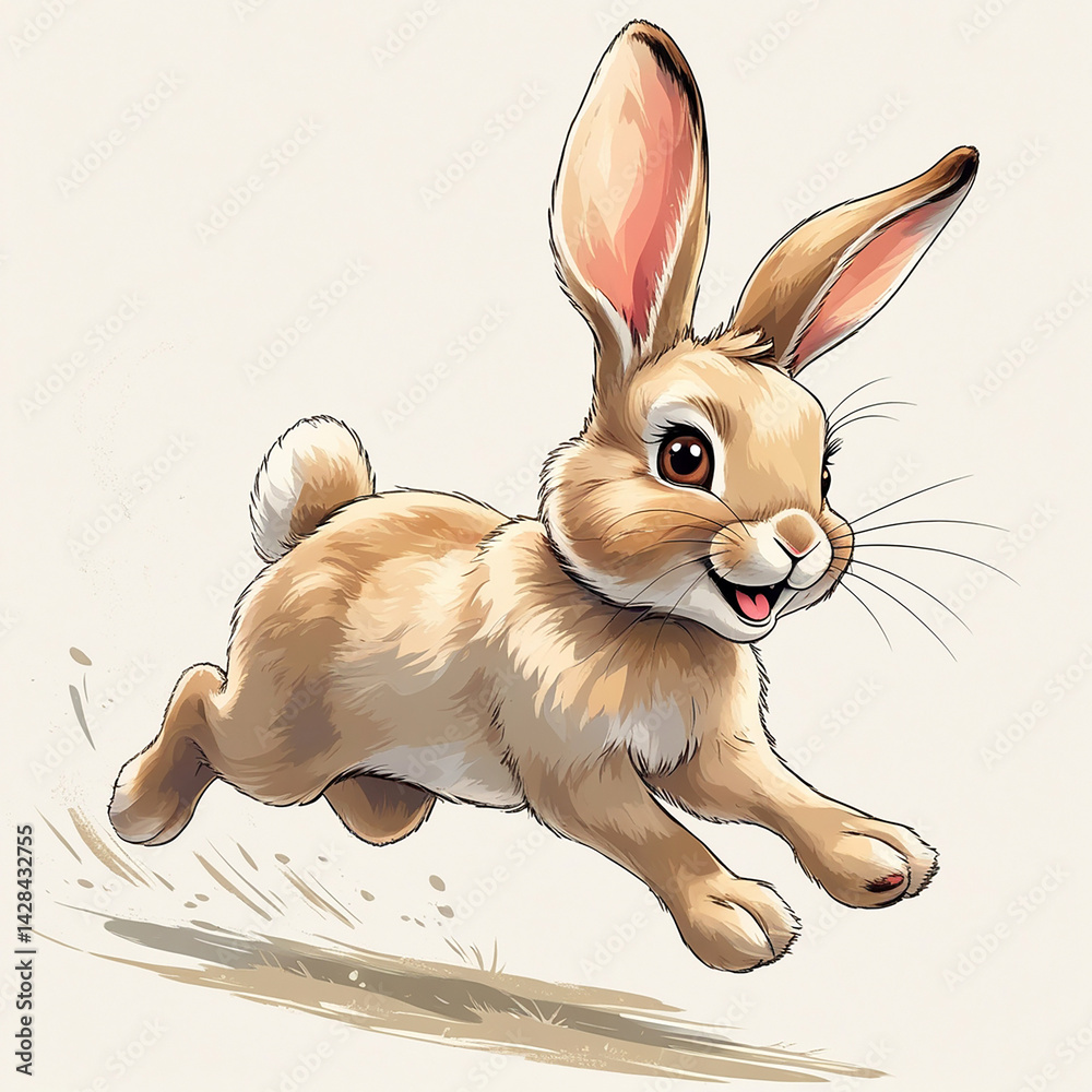 laufender Hase