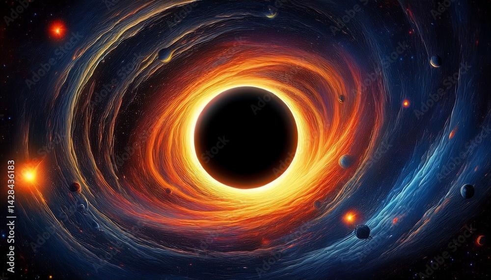 Obraz premium space background with space