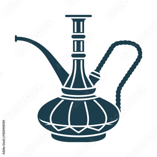 Kamandalu Vector: Yogi's Water Pot Illustration - Kamandalu (Water Pot) – A yogi’s water vessel with a spout