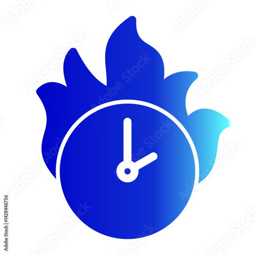This is a Deadline icon from the Organization icon collection with Solid Gradient style