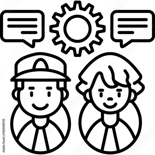Consulting Icon Vector Element