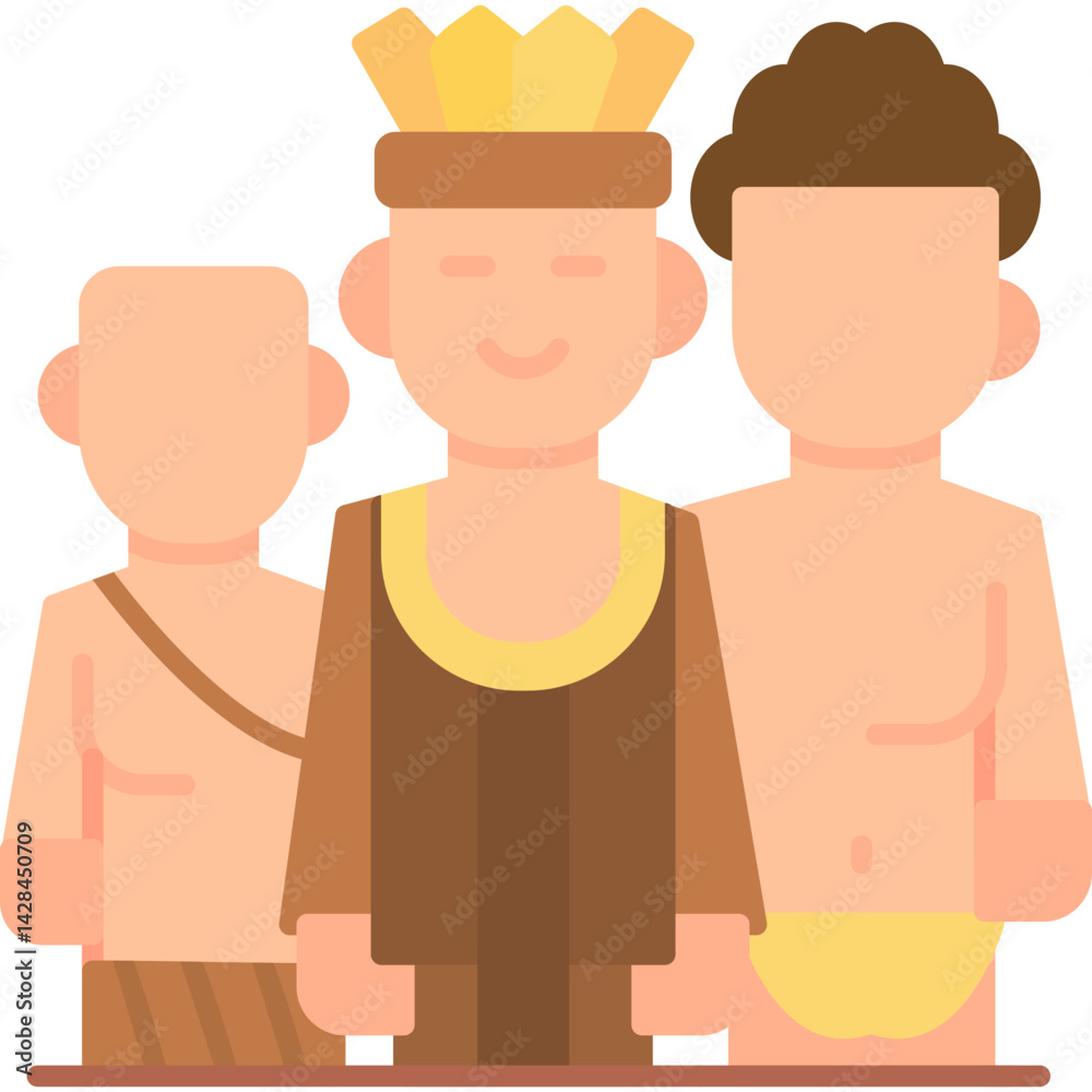Tribe Icon Vector Element Tribe Icon Vector Element