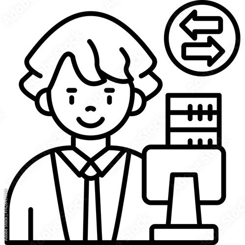 File Sharing Icon Vector Element