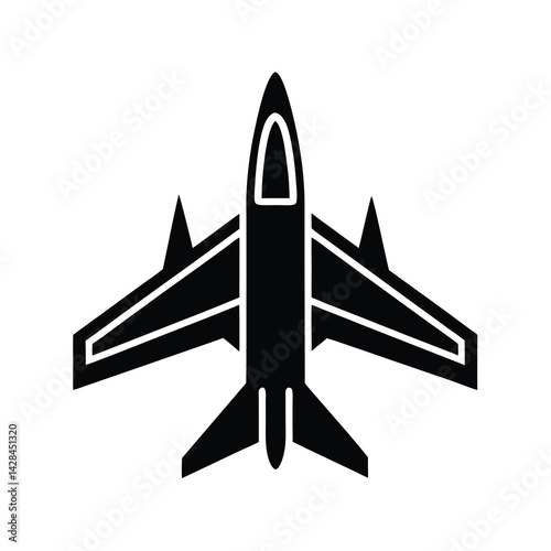 Airplane Takeoff Icon Vector Rising Motion