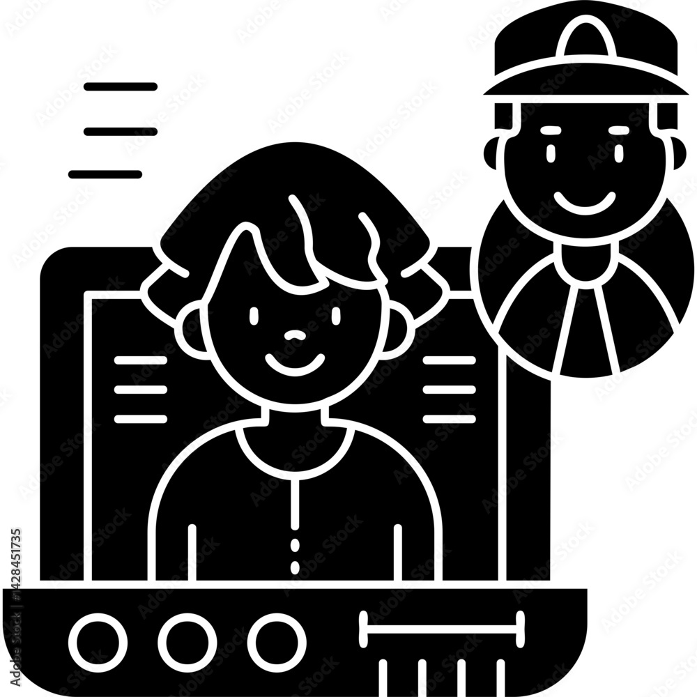 Fototapeta premium Networking Icon Vector Element