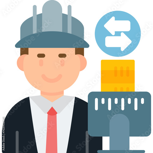 File Sharing Icon Vector Element