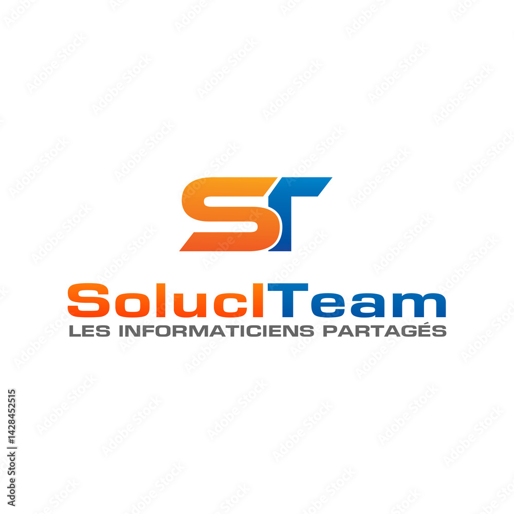 Fototapeta premium logo design letter S elegant combination gradient vector