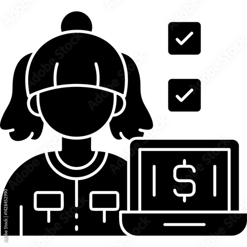 Internship Icon Vector Element