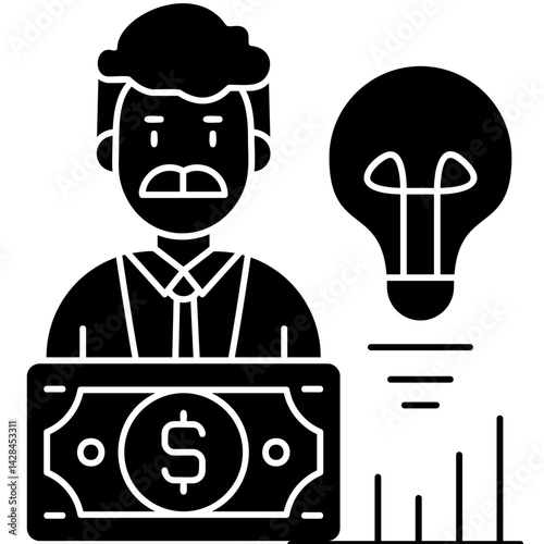 Money Idea Icon Vector Element