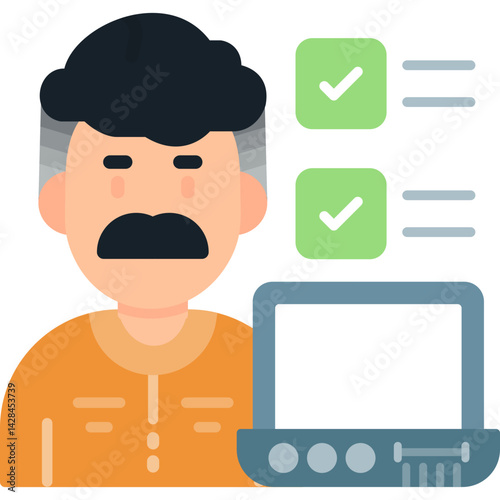 Internship Icon Vector Element