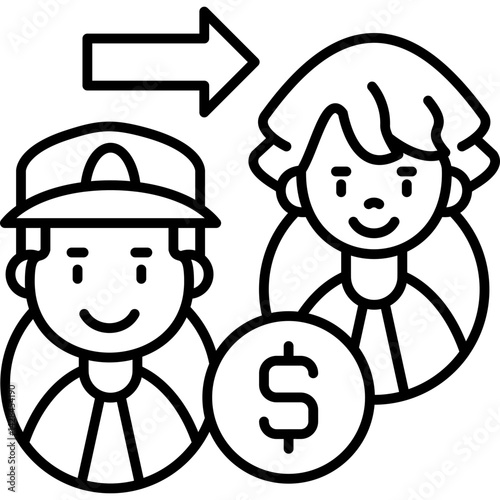 Lending Icon Vector Element