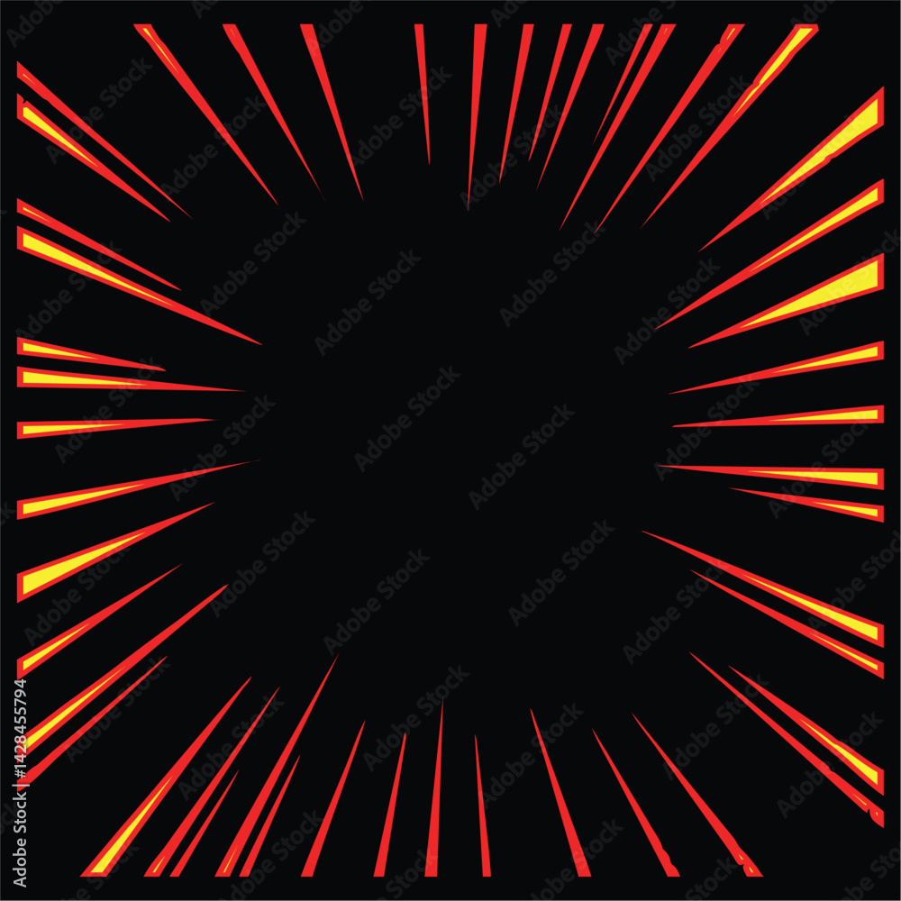 anime emotion effects element with hand drawn vector illustration 