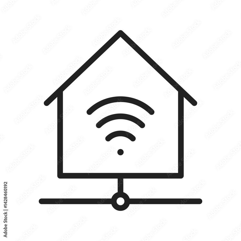 Smart Home icon vector image. Suitable for mobile apps, web apps and print media.