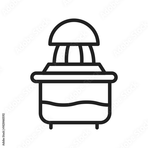 Squeezer icon vector image. Suitable for mobile apps, web apps and print media.