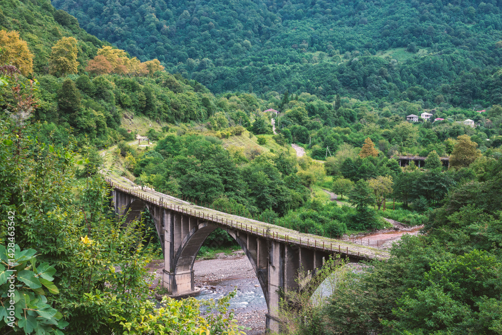 abandoned railway bridge