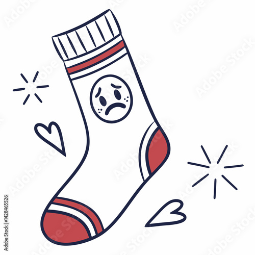 lost-sock-icon  vector 