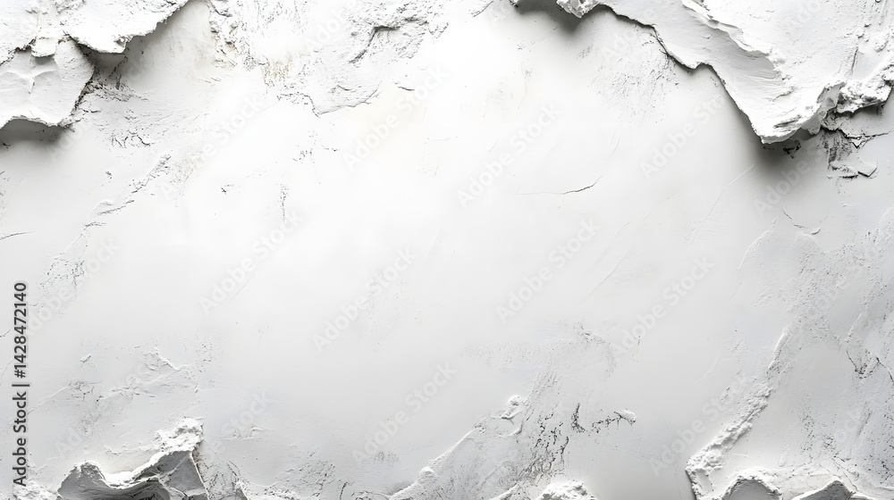Obraz premium Creative white textured background for design projects minimalist style high resolution clean aesthetic