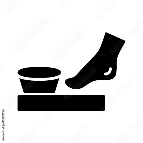 Pedicure Chair Vector Icon