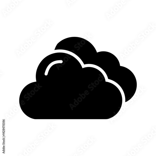 Cloudy Weather Vector Icon