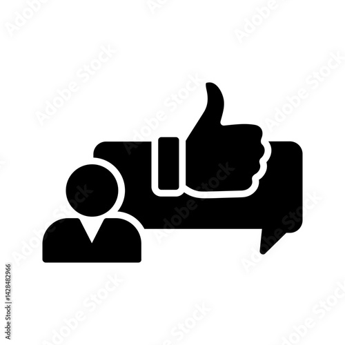 Testimonial Carousel Vector Icon