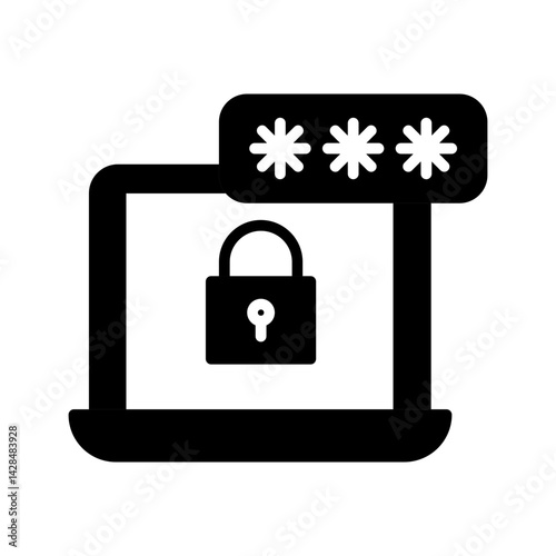Secure Login Vector Icon