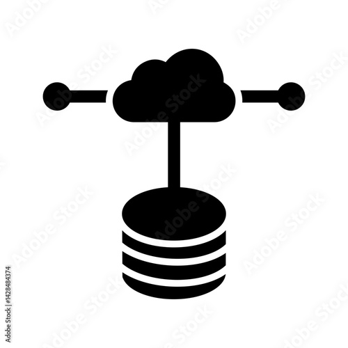 Secure Data Center Vector Icon