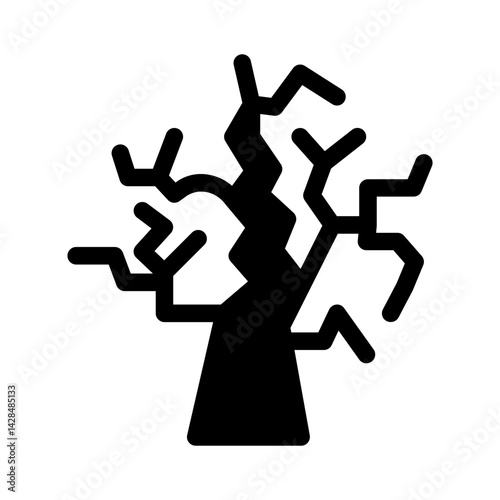 Spooky Tree Vector Icon